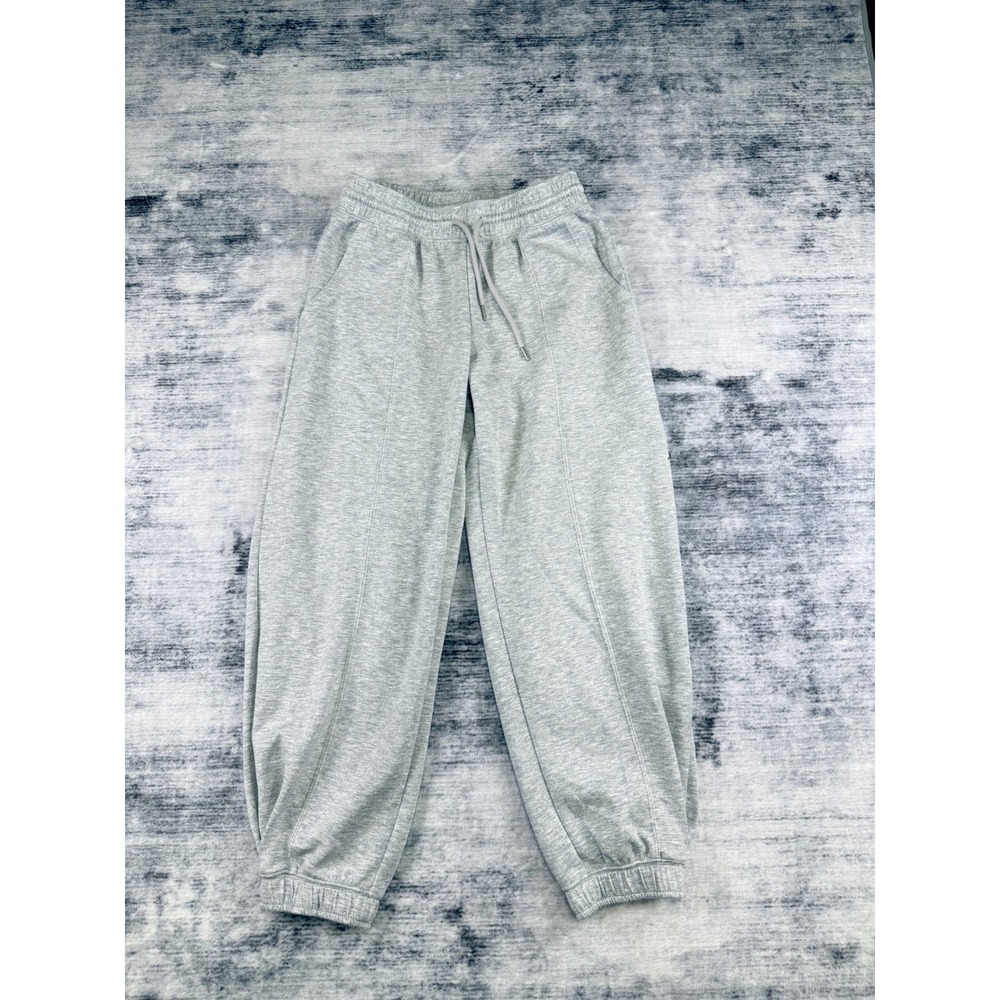 Scoop Womens Heather Gray Seam Front Jogger Sweatpants XS High Rise SC018725